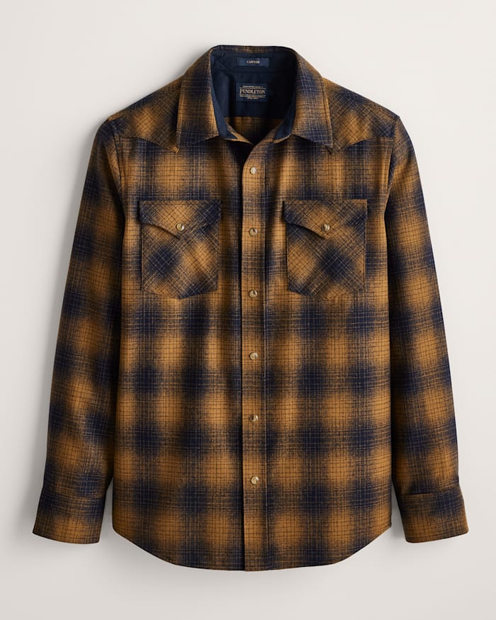 MEN'S PLAID SNAP-FRONT WESTERN CANYON SHIRT
